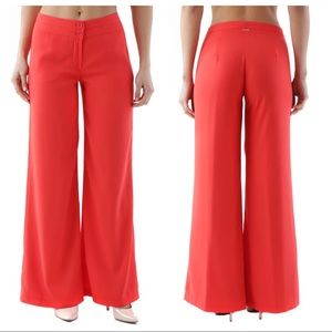 Cristina Gavioli Red Wide Leg Trousers US 10